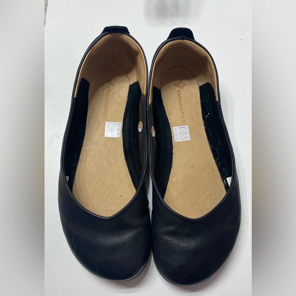 Vivobarefoot Women's Black Flats